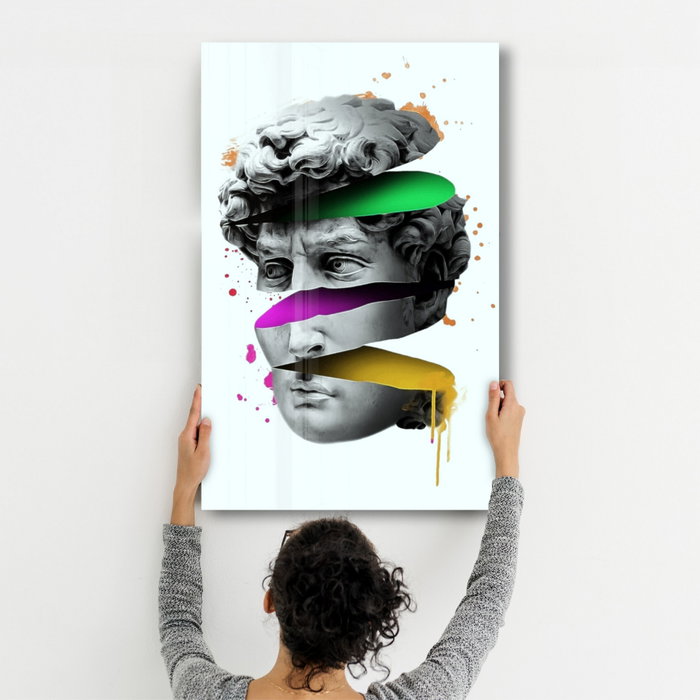 Wallity CAM-1092 - Pintura Decorativa de Vidrio Templado Impresión UV, 46 x 72 cm